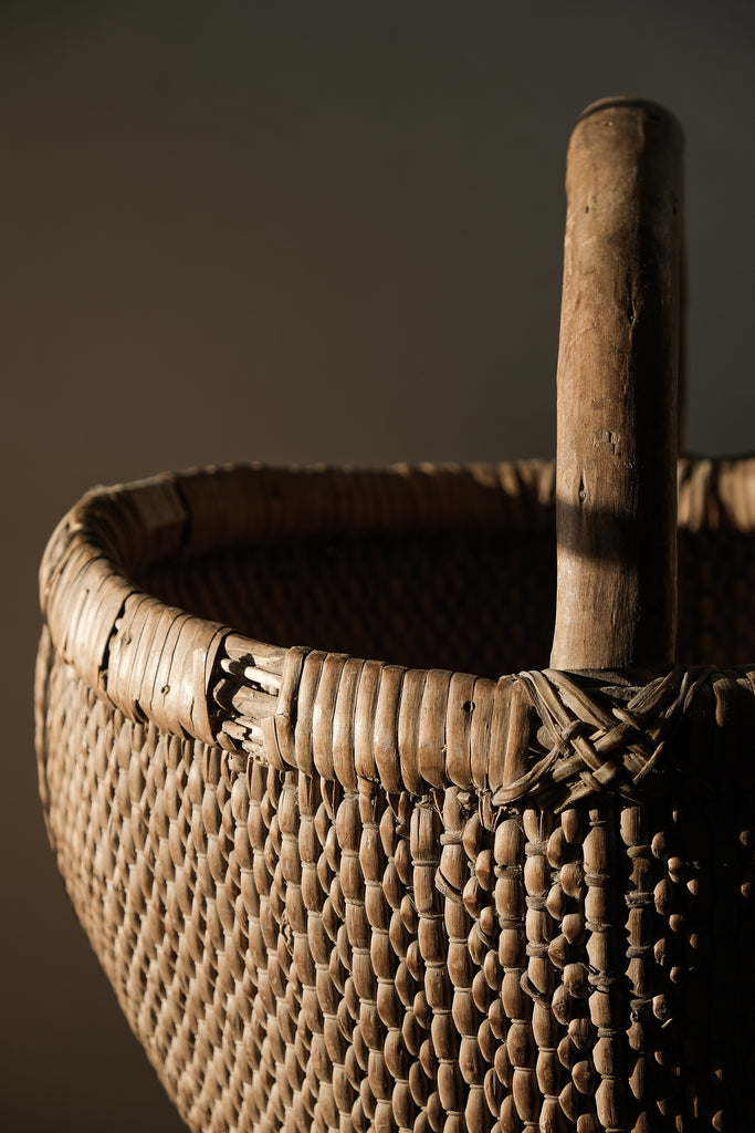 Chinese Vintage Basket - Round