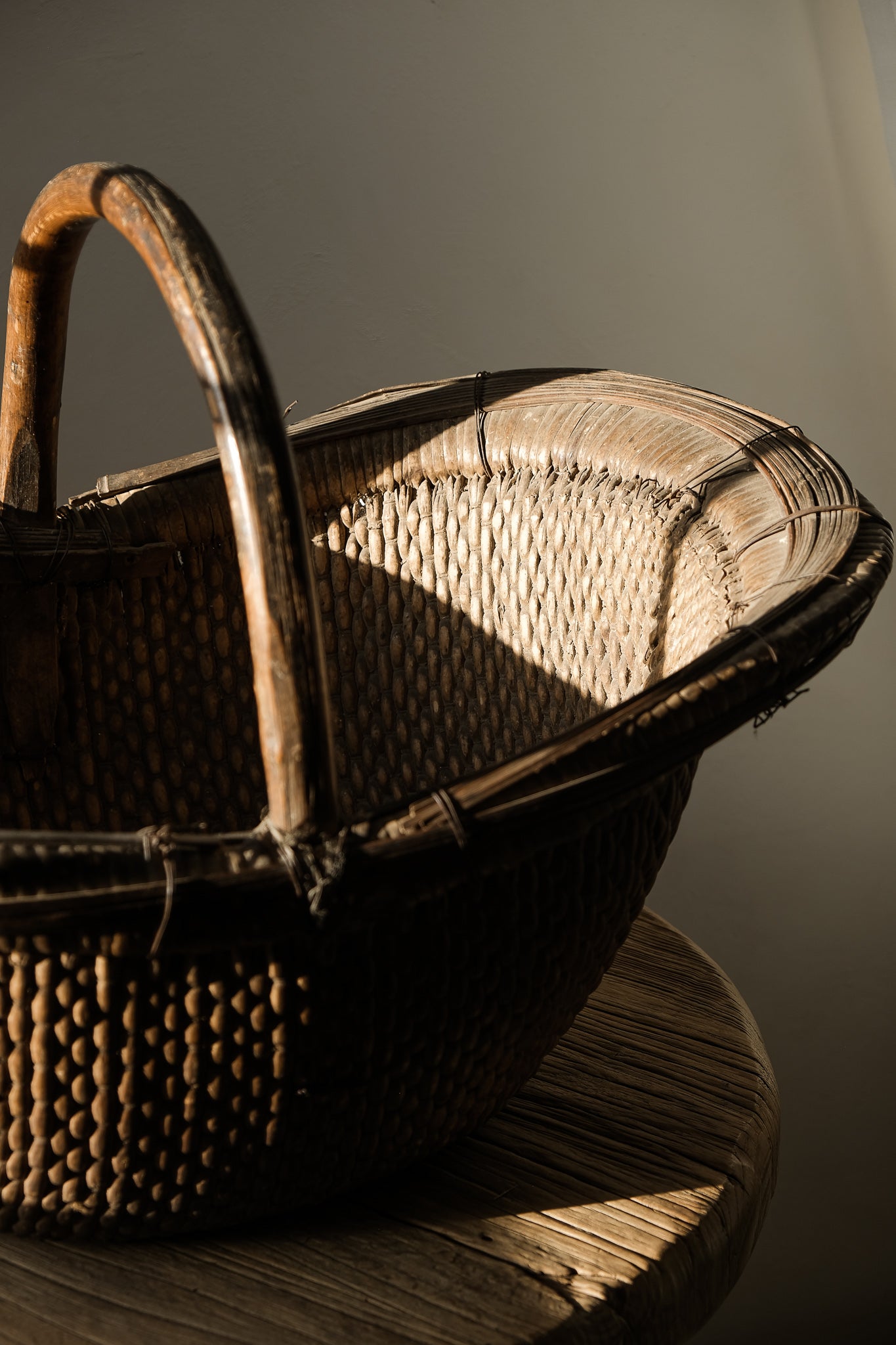Chinese Vintage Basket - Oval
