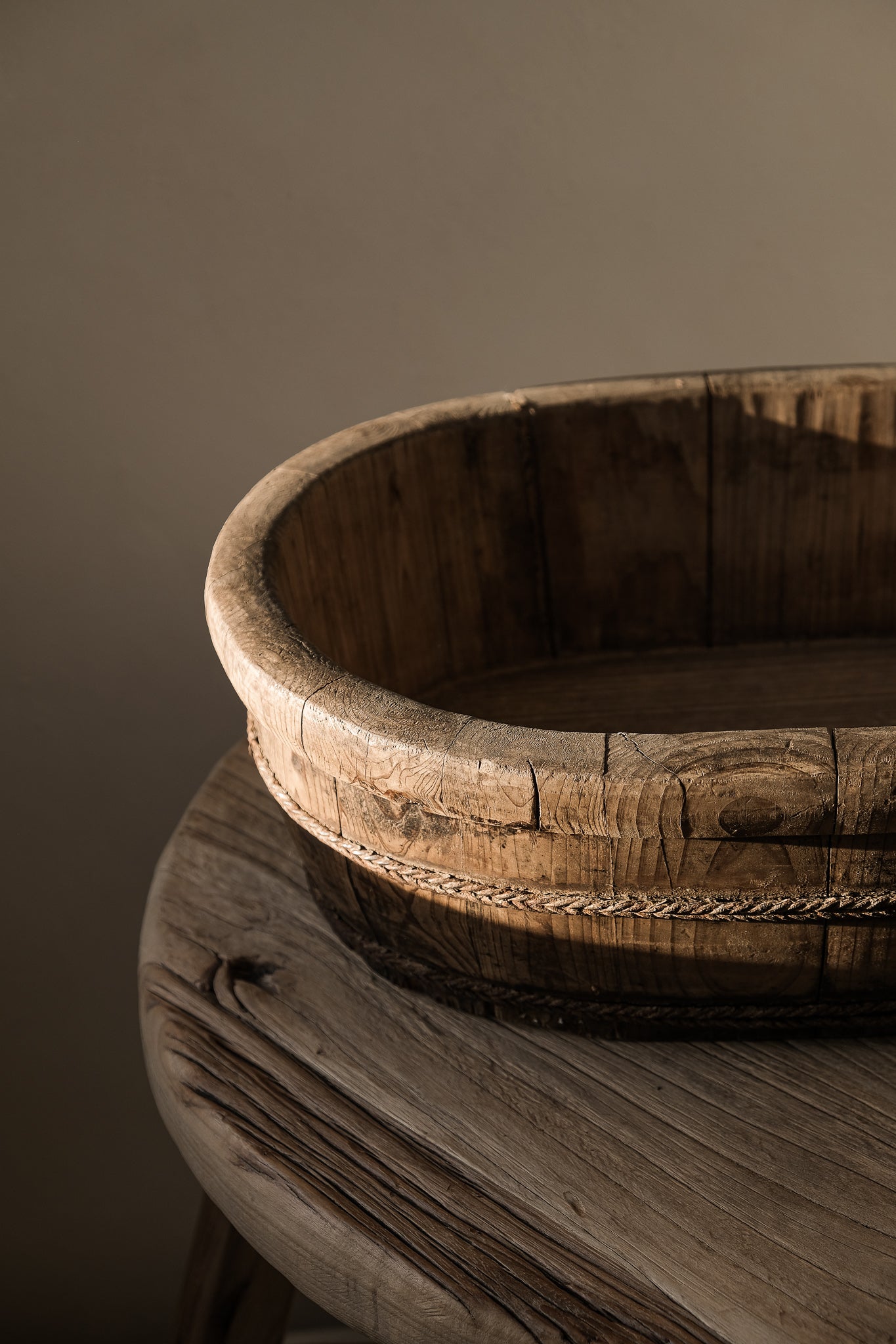 Vintage Wood Basin