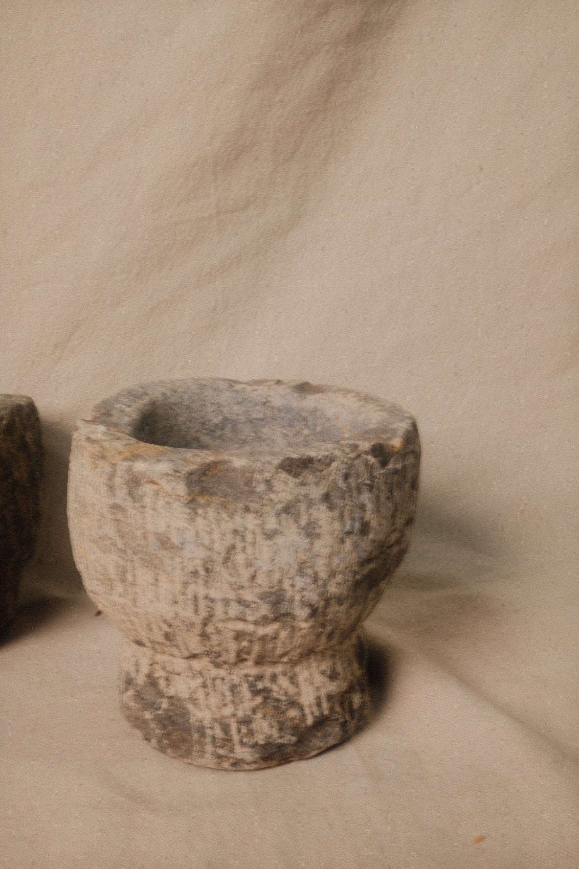 Round Stone Mortar