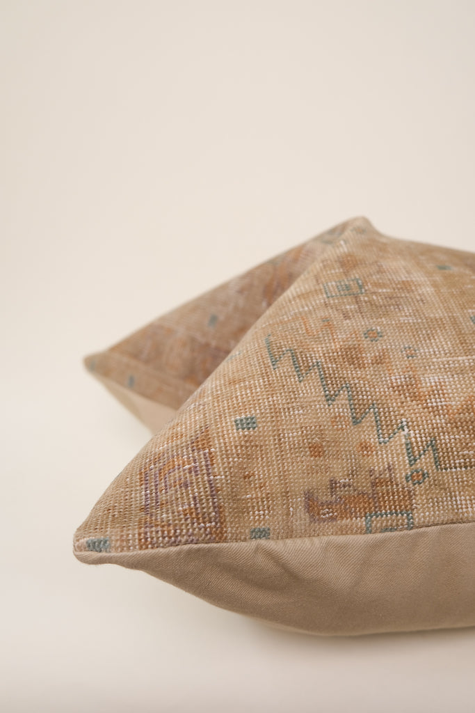 Aydin Turkish Vintage Rug Pillow No.1