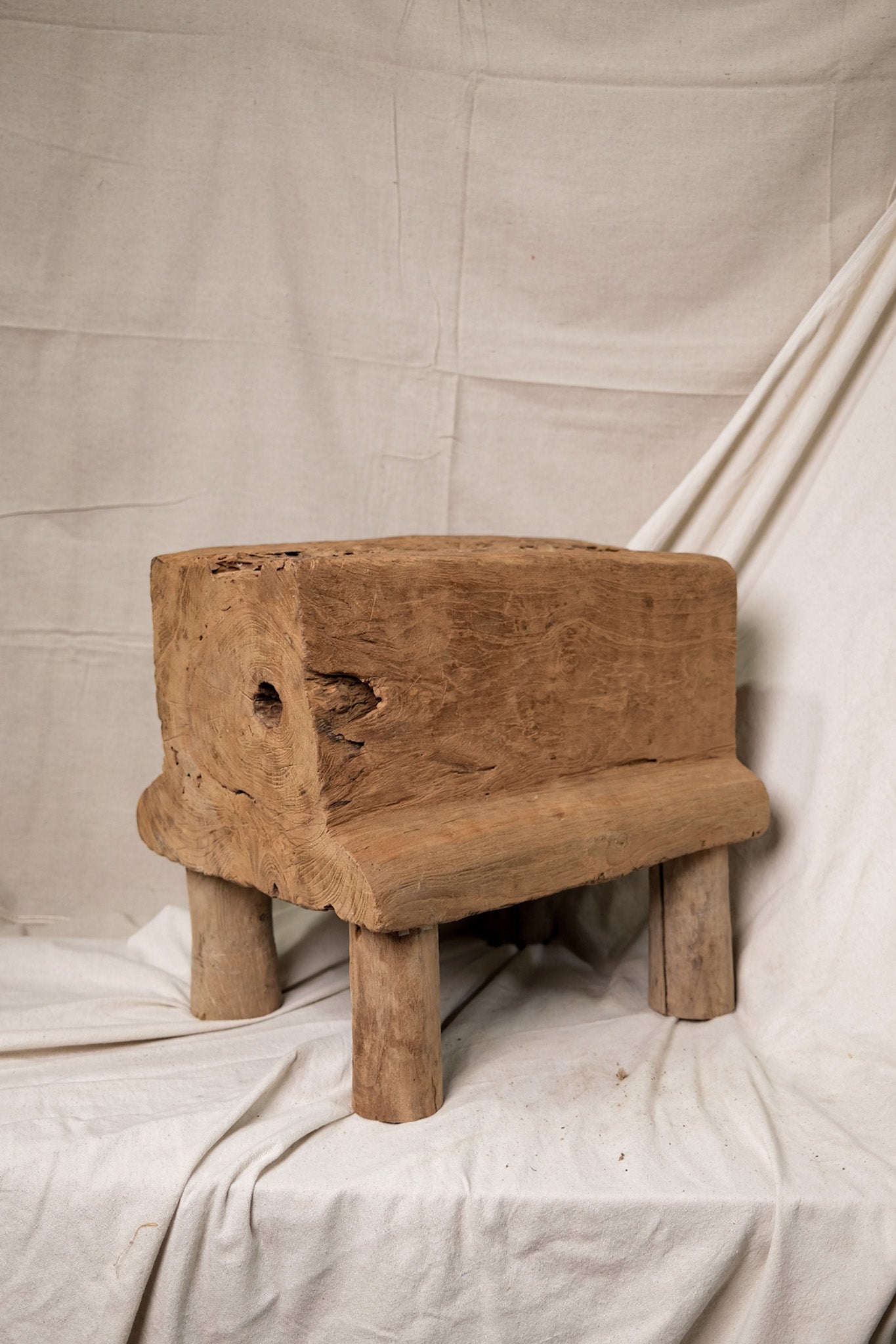 Vintage Trunk Stool
