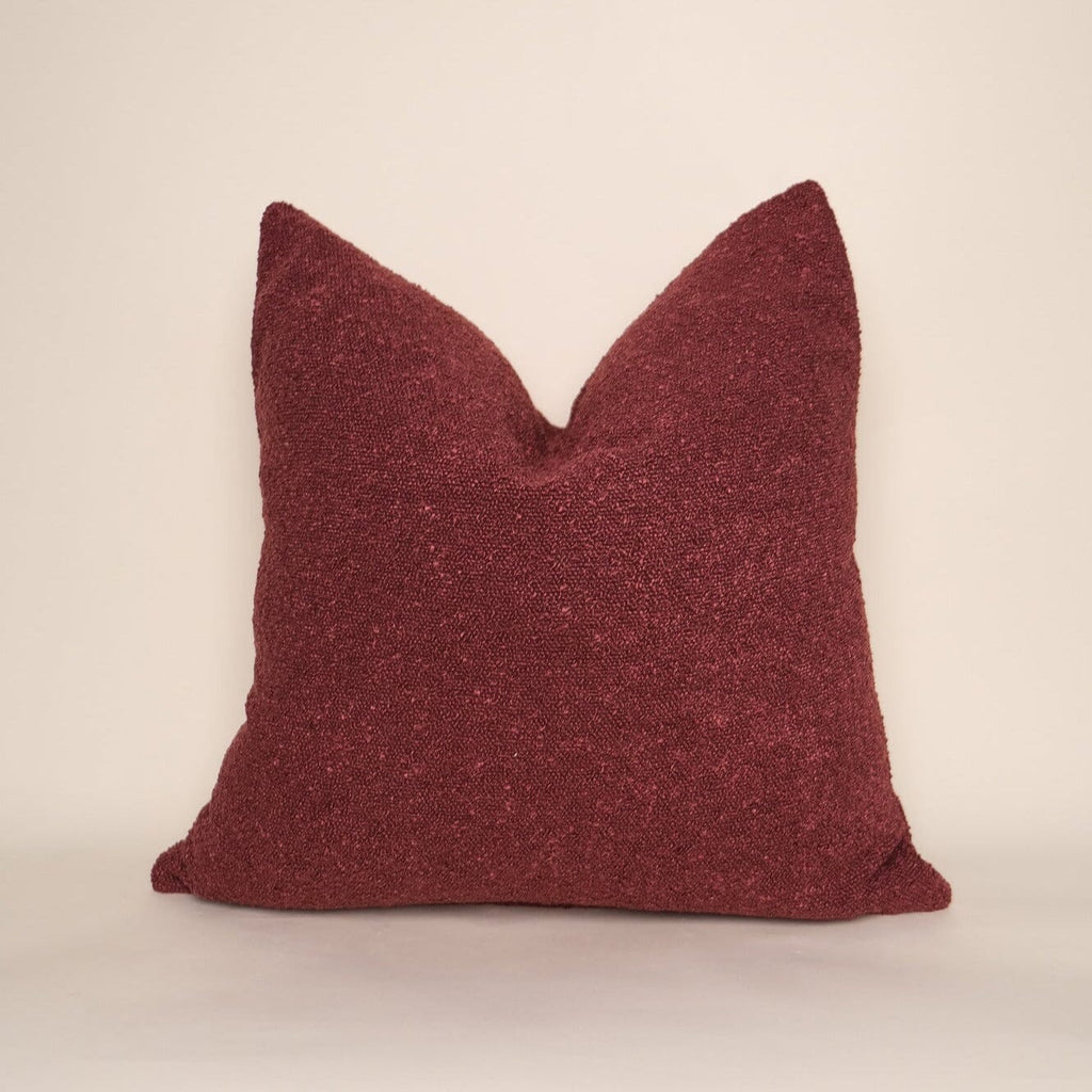 Boucle Pillow: Cherry Classic Pillow Twenty Third by Deanne 