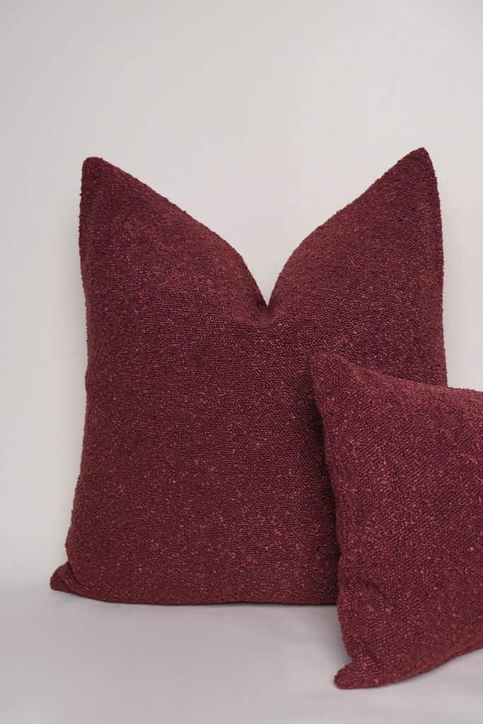 Boucle Pillow: Cherry Classic Pillow Twenty Third by Deanne 