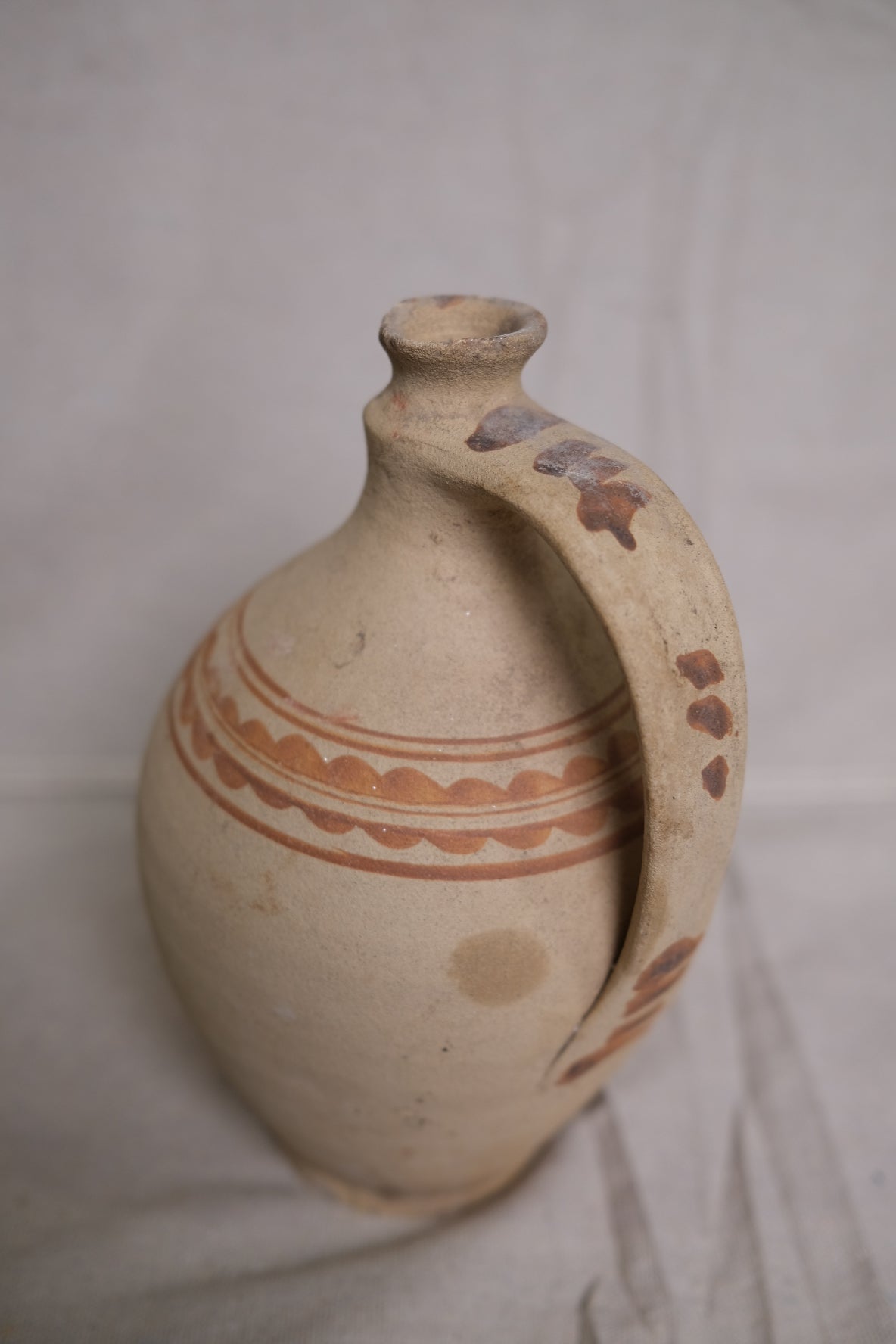 Vintage Hungarian Clay Jug no.1
