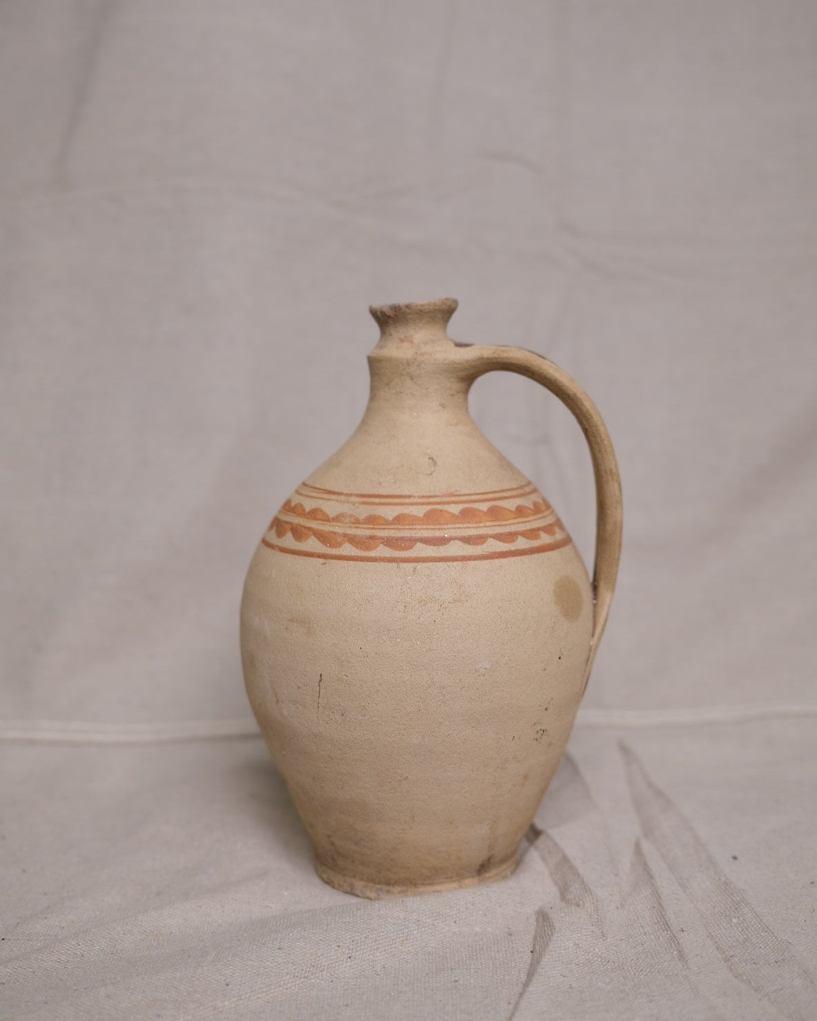 Vintage Hungarian Clay Jug no.1