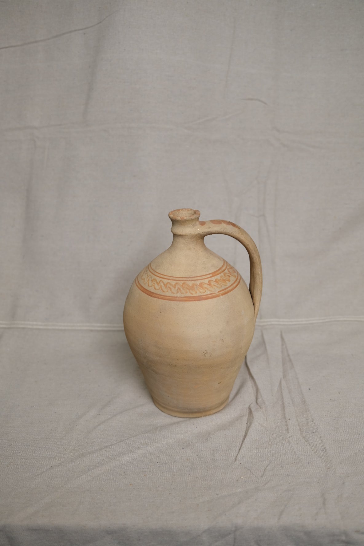 Vintage Hungarian Clay Jug no.1