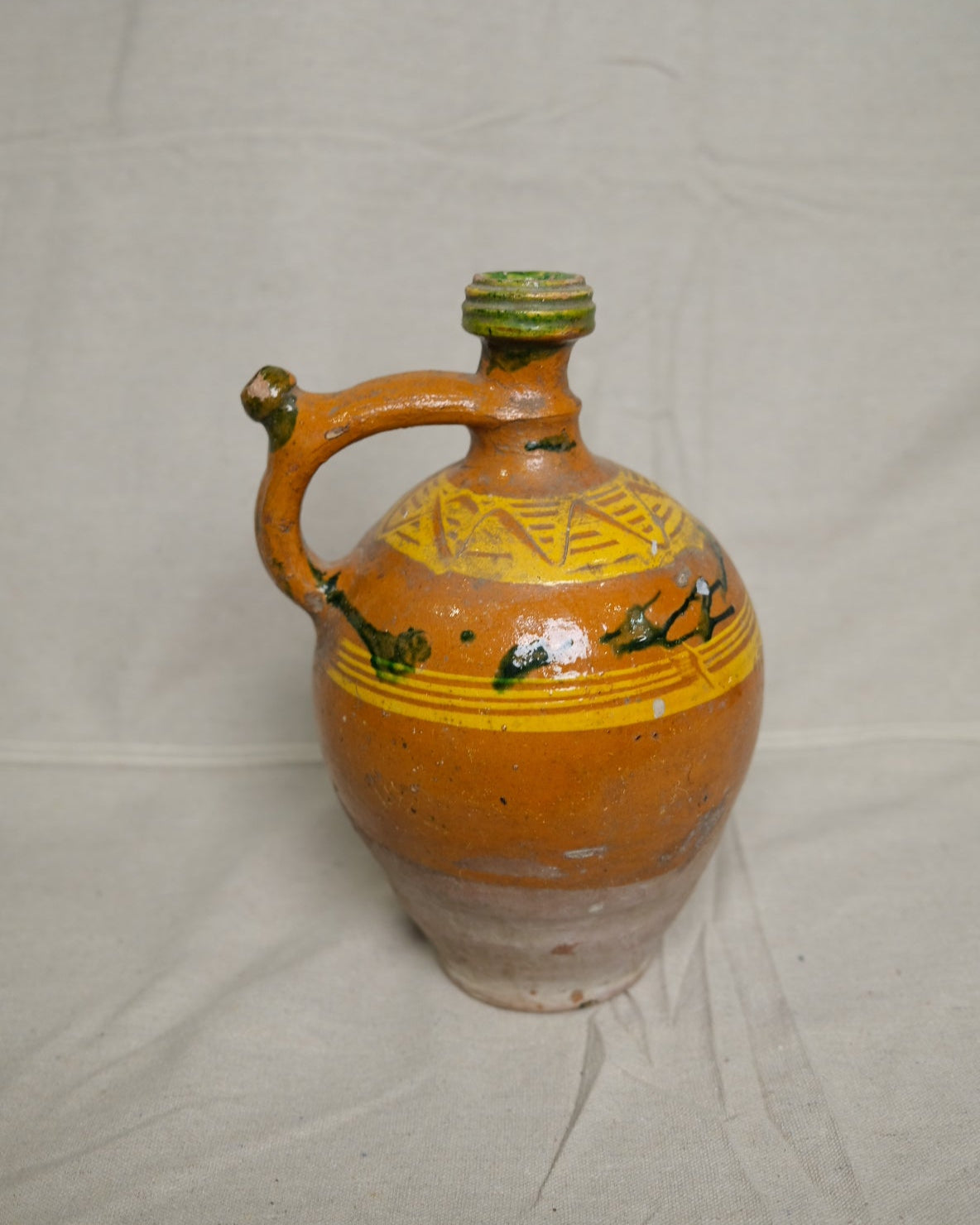 Vintage Hungaraian Clay Jug No.4