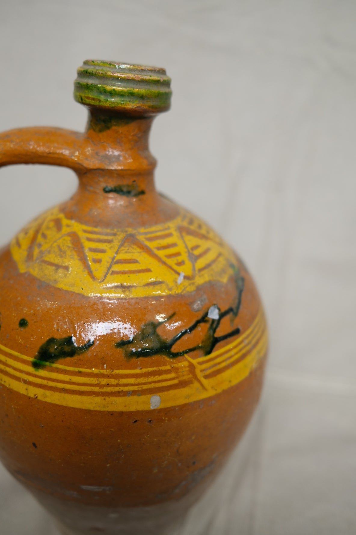Vintage Hungaraian Clay Jug No.4