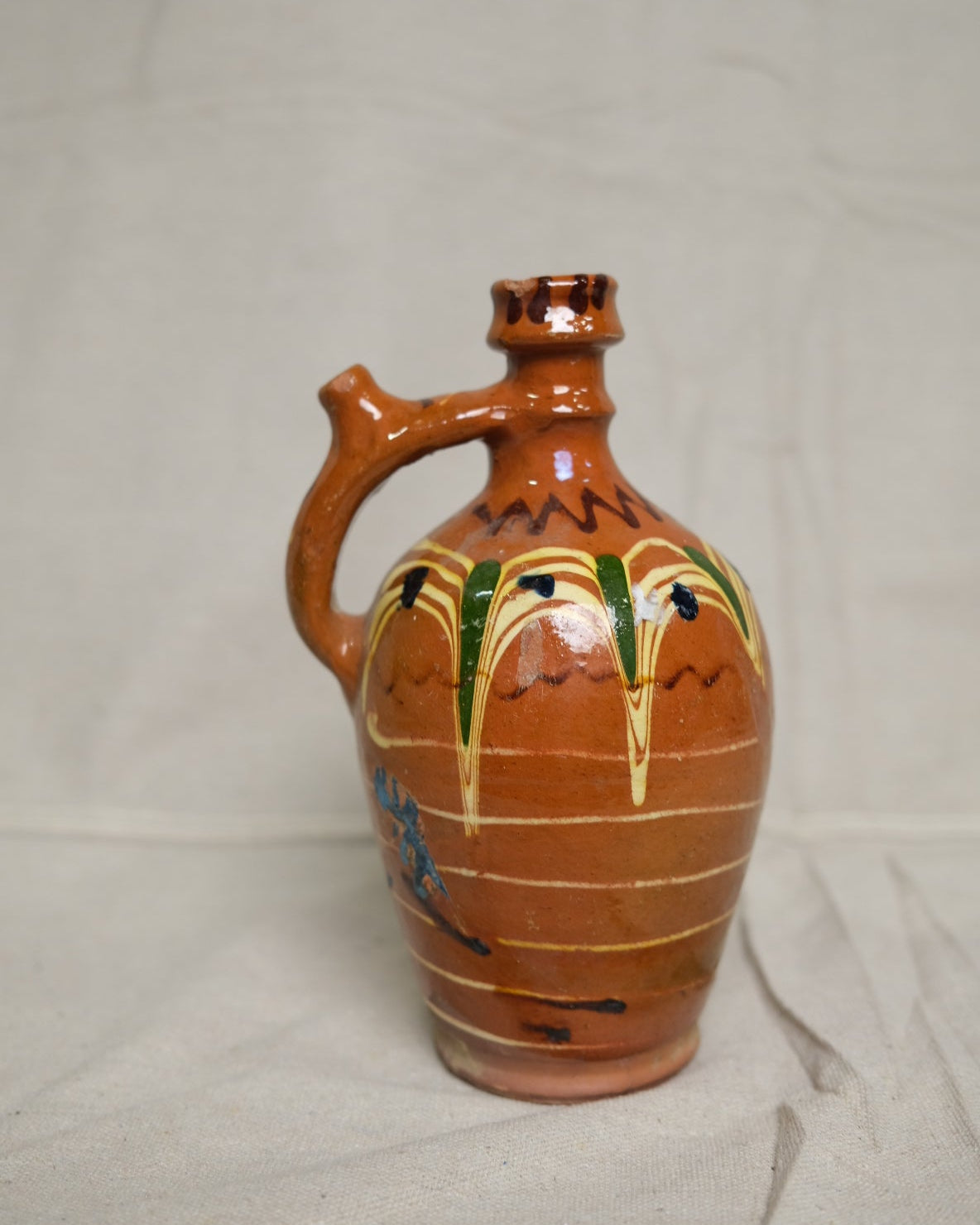 Vintage Hungaraian Clay Jug No.8