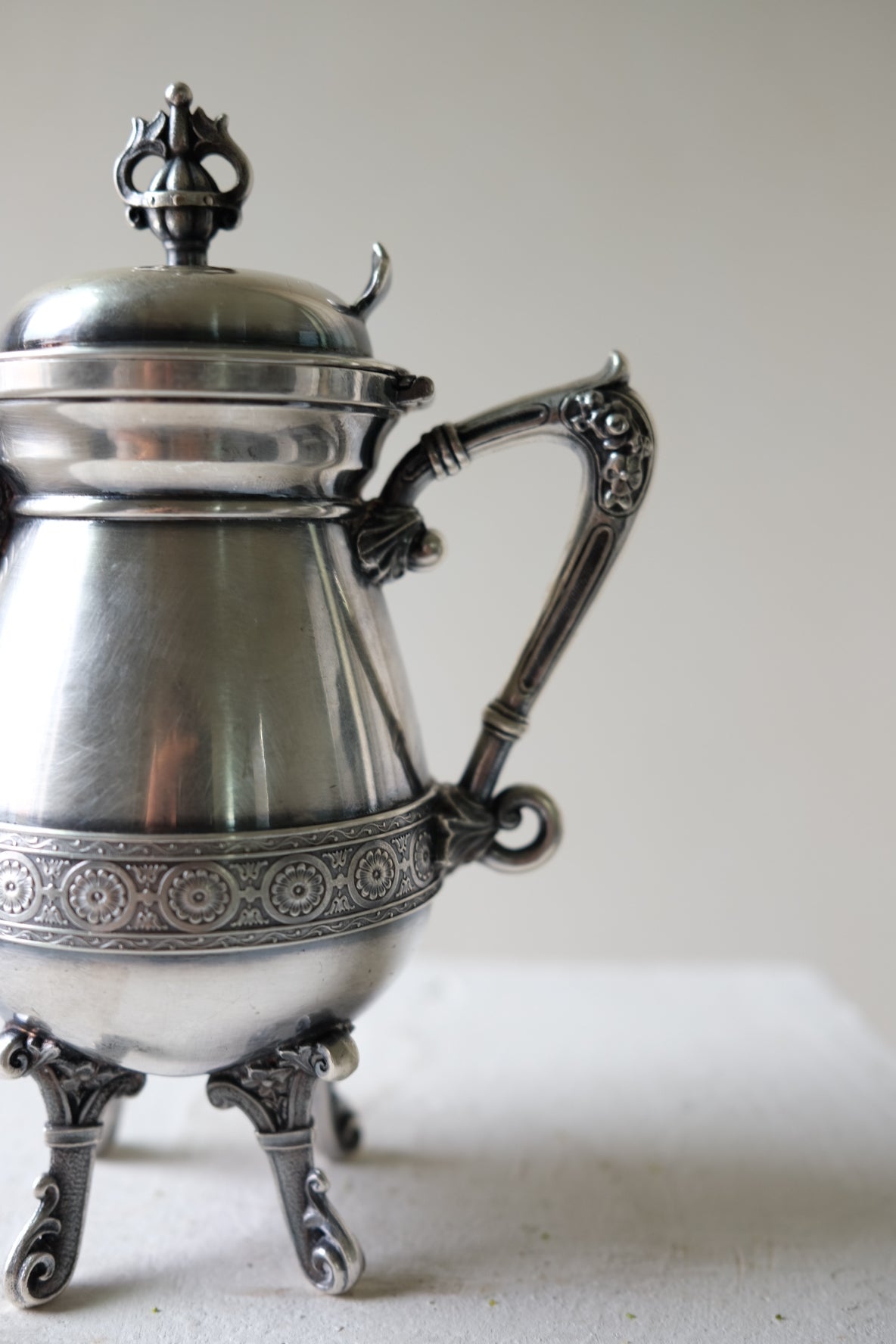 Victorian Silver-Plated Creamer