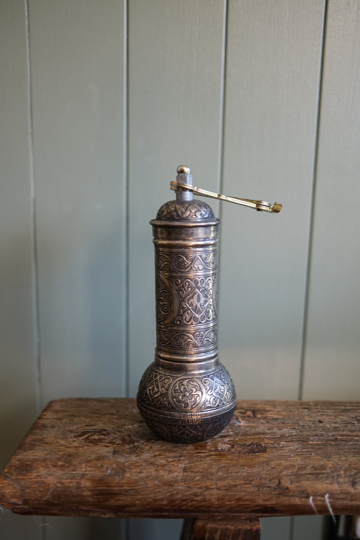 Vintage Brass Grinder