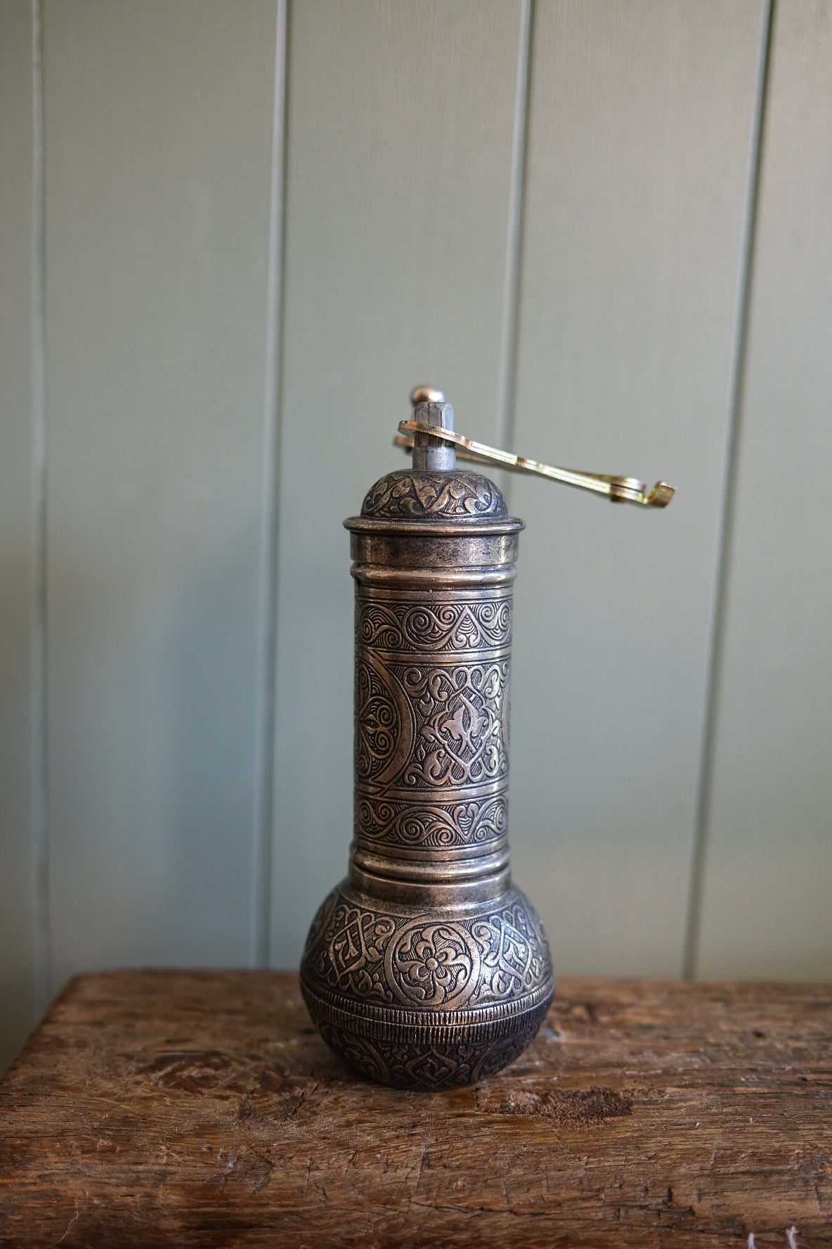 Vintage Brass Grinder