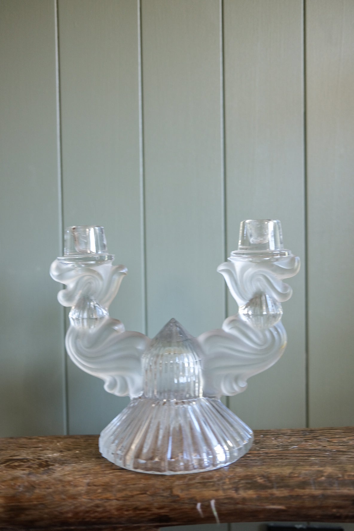 Glass Candle Holder