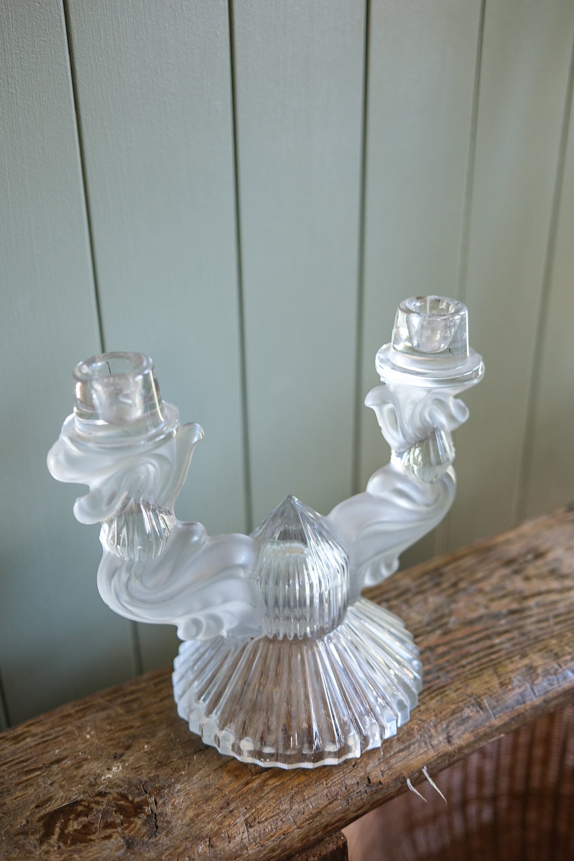 Glass Candle Holder