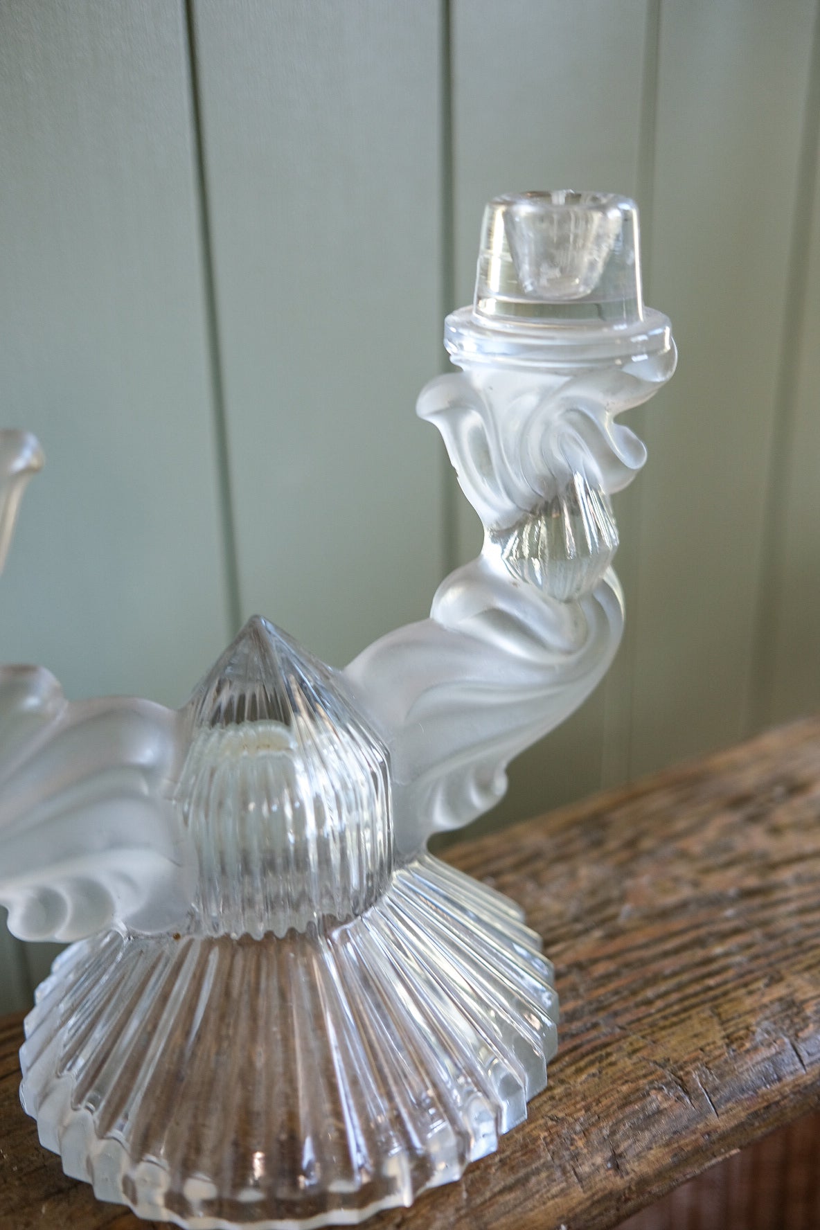 Glass Candle Holder