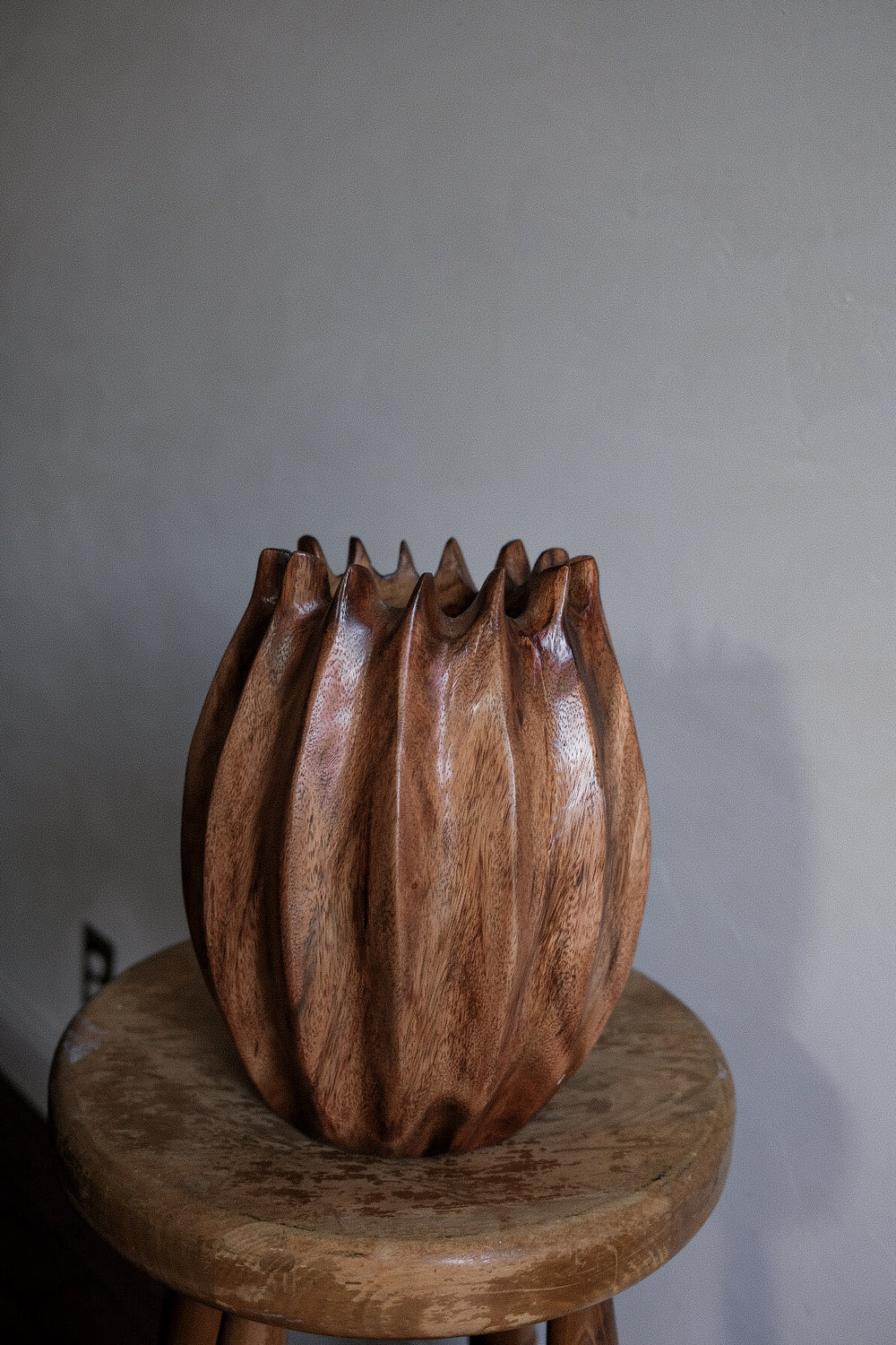 Large Tulip Bowl in Red main image 0