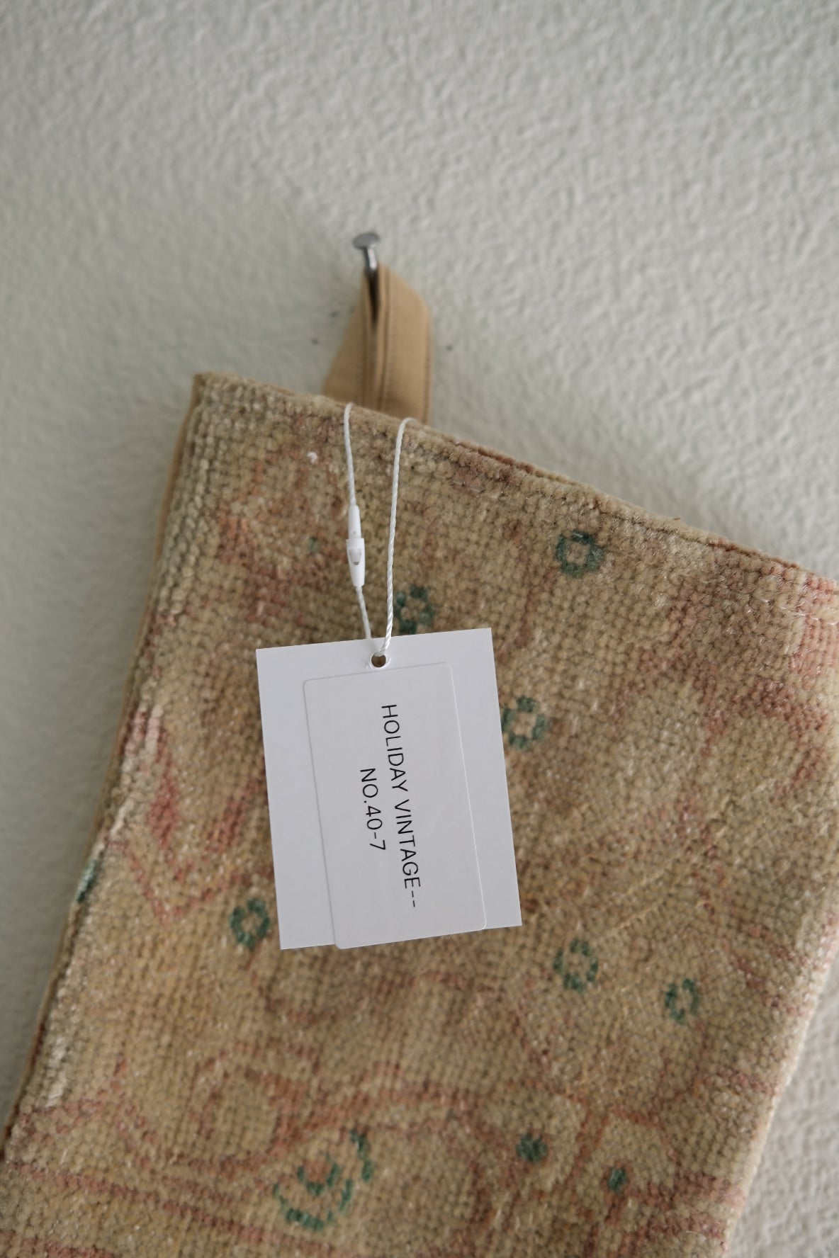 Holiday Vintage Stocking no. 40