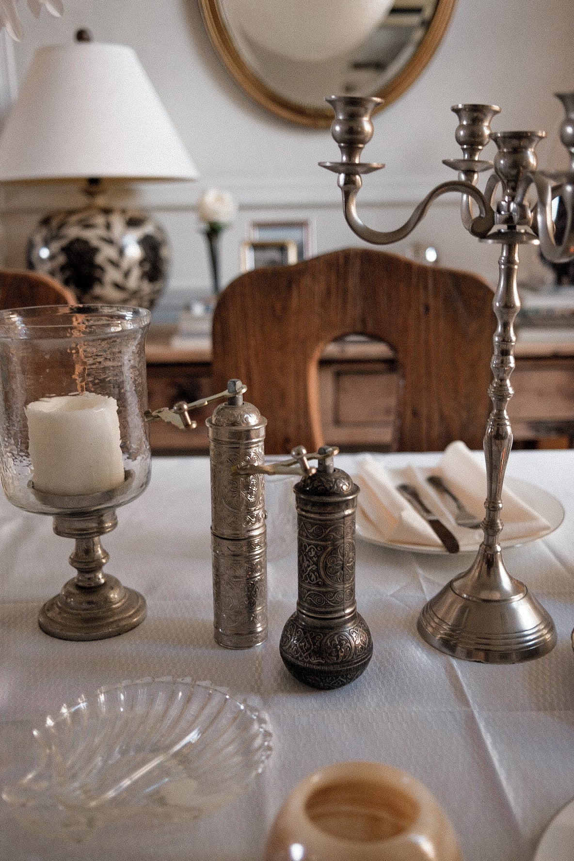 Vintage Silver Candelabra