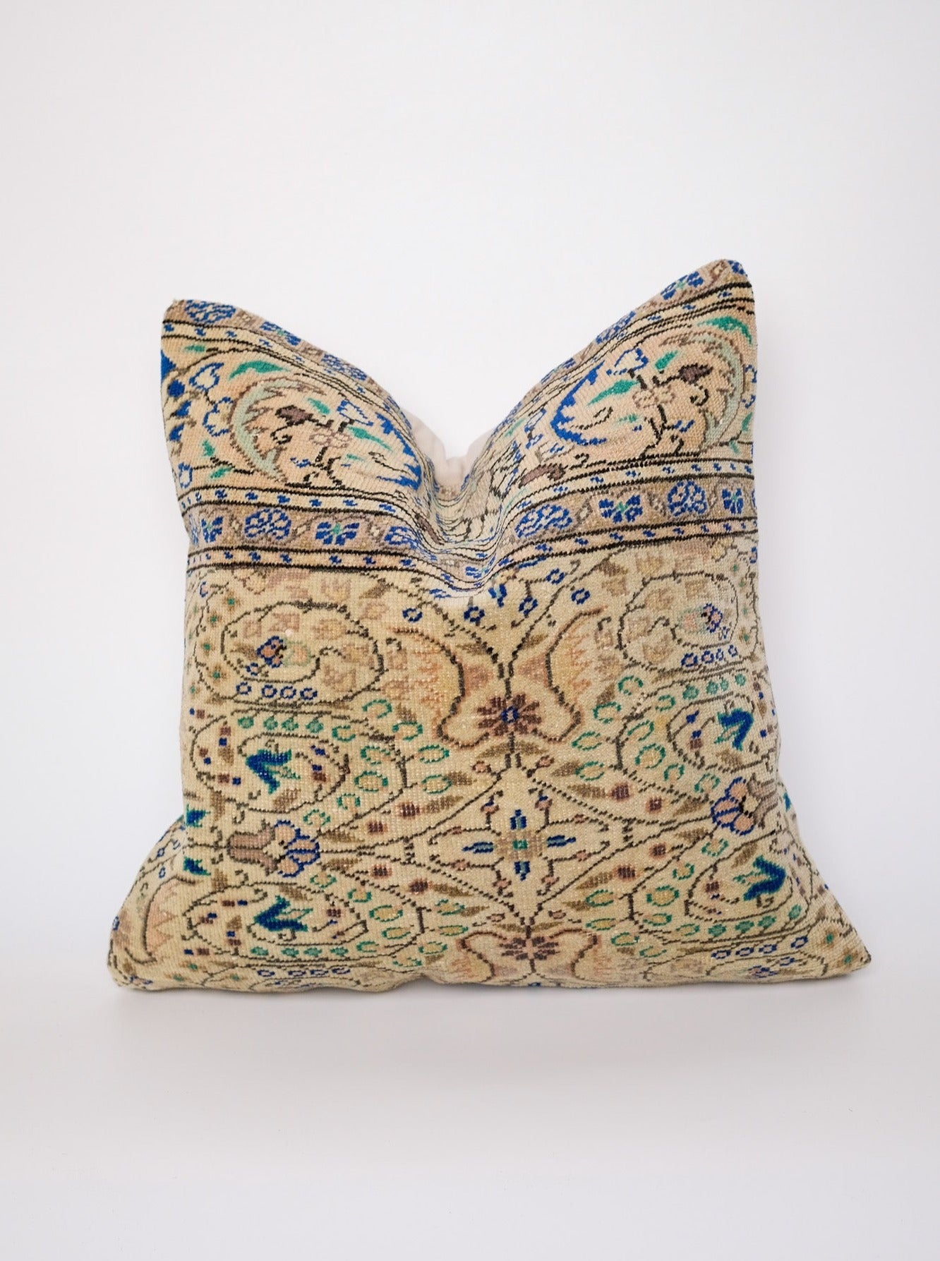 Fatma Turkish Vintage Rug Pillow No.1