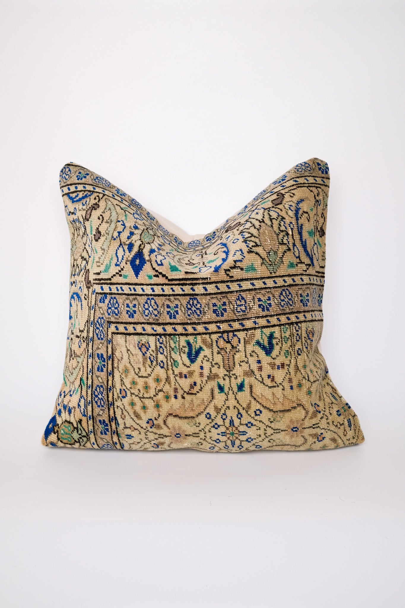 Fatma Turkish Vintage Rug Pillow No.1