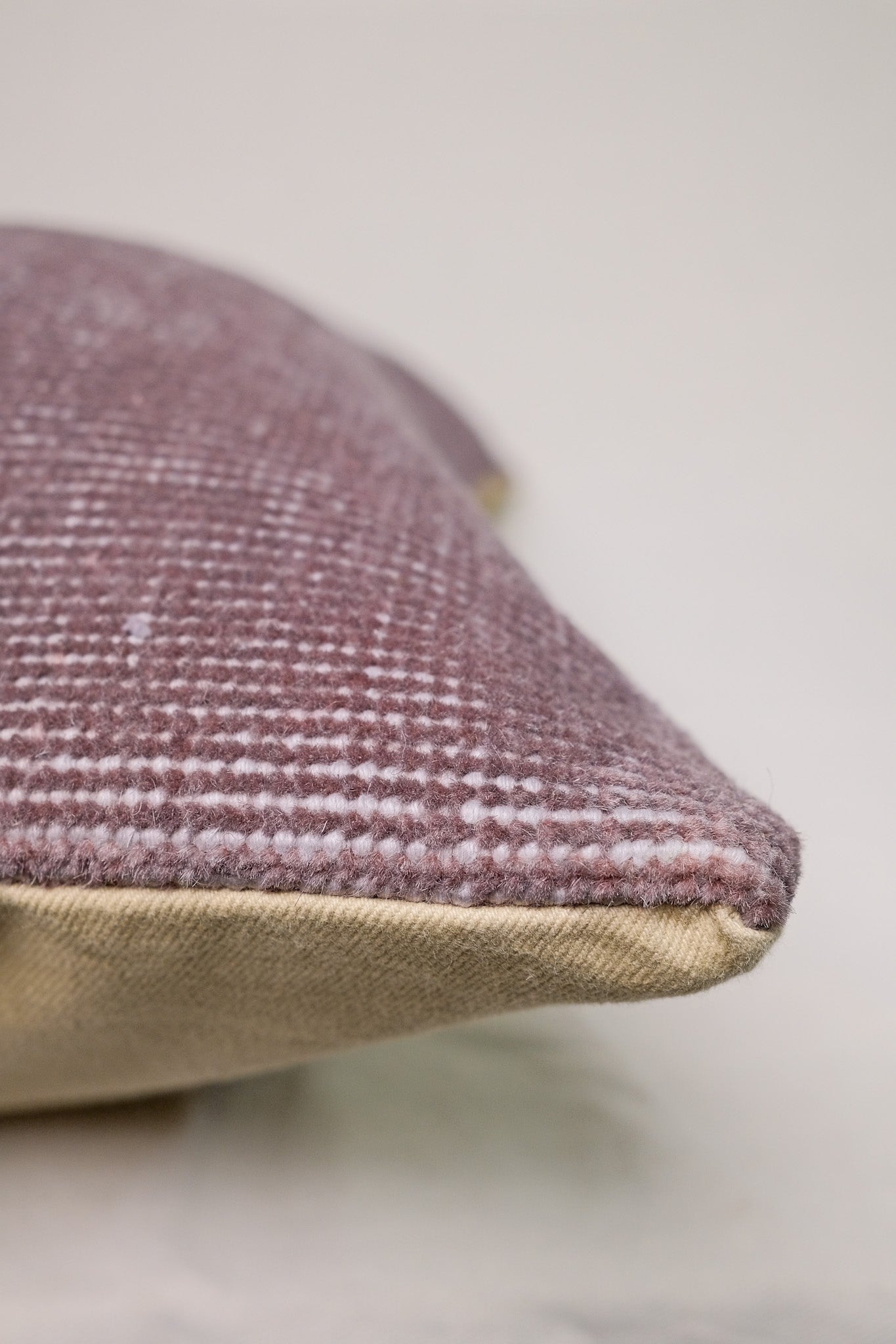 Mauve Turkish Vintage Rug Lumbar No.3