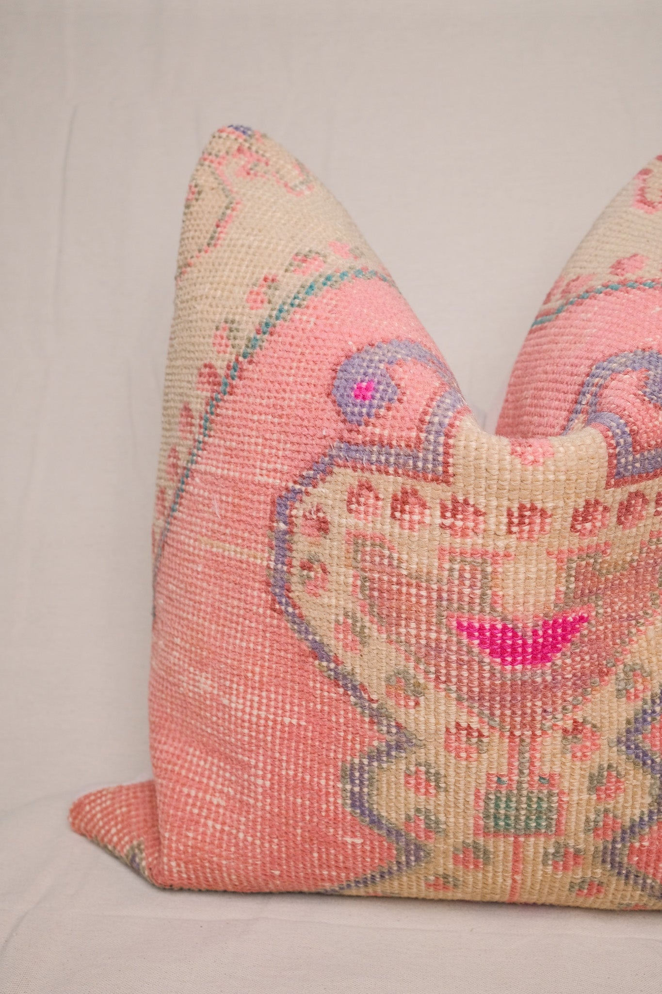Cemal Turkish Vintage Rug Pillow