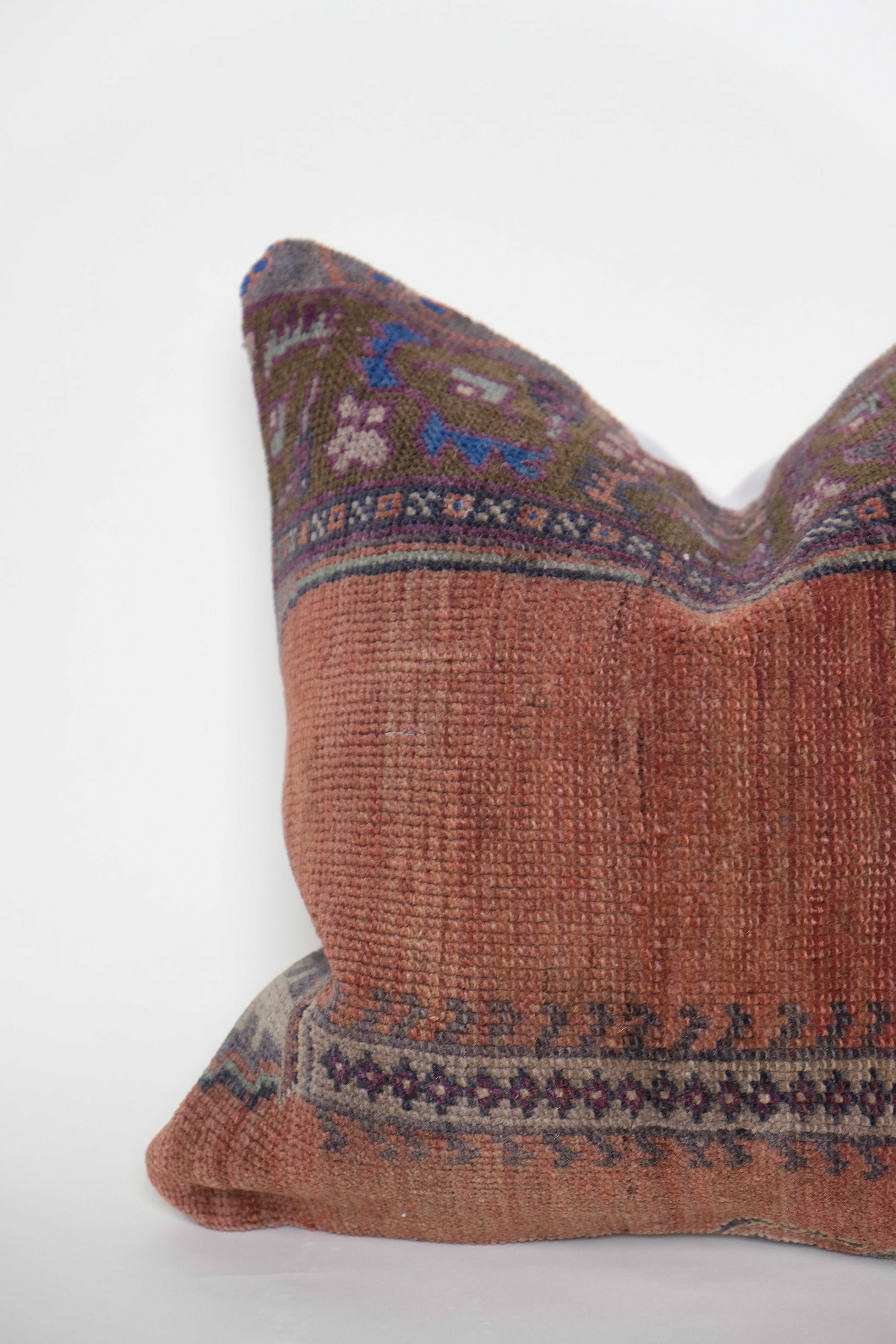 Nori Turkish Vintage Rug Pillow