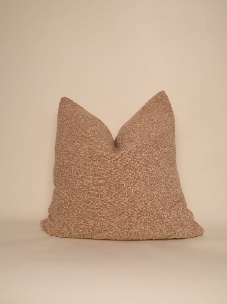 Boucle Pillow: Biscuit
