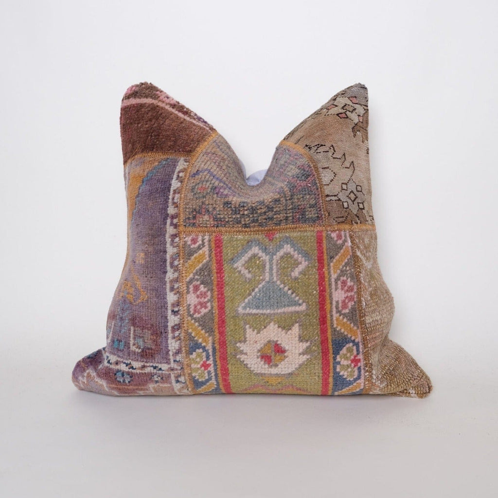 Jamal Patchwork Vintage Pillow No.1 Turkish Pillow Twenty Third by Deanne 