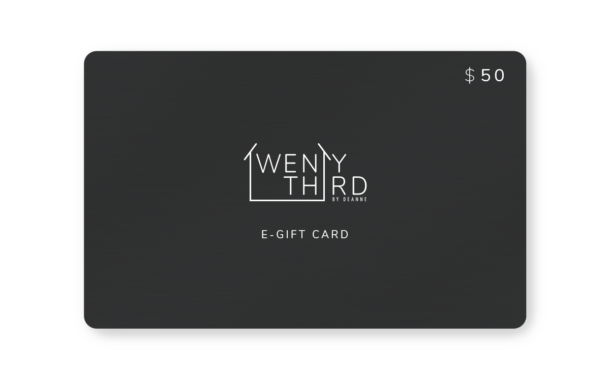 E-Gift Card Gift Cards Twenty Third by Deanne $50.00 