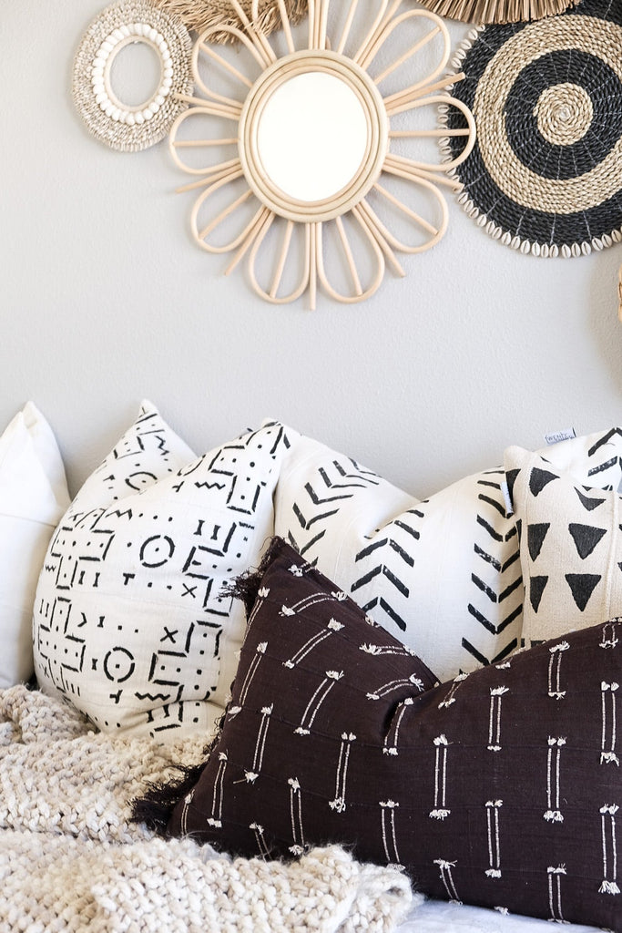 Cairo Mudcloth Pillow Classics Twenty Third by Deanne 