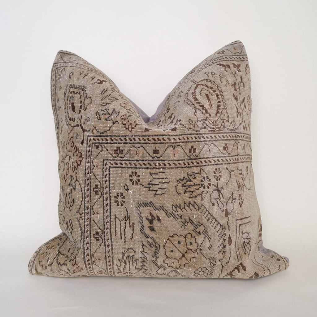 Ahmad Turkish Vintage Rug Pillow No.1 Turkish Pillow Twenty Third by Deanne 22 x 22 II 