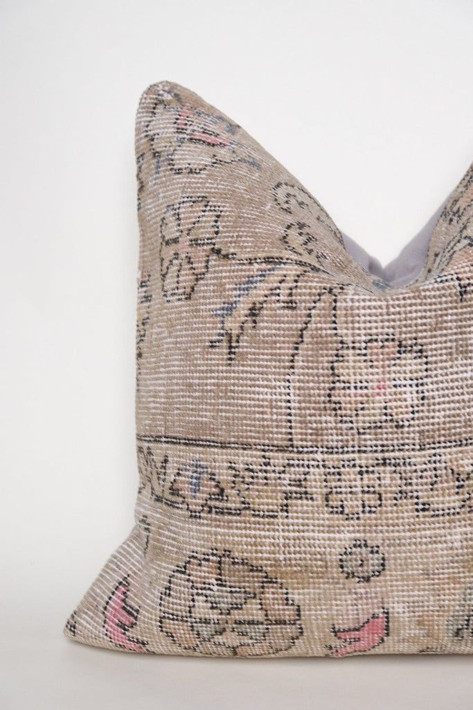 Dandelion Turkish Vintage Rug Pillow No.2 Turkish Pillow Twenty Third by Deanne 