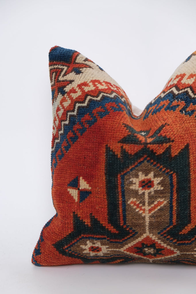 Zahra Turkish Vintage Rug Pillow Turkish Vintage Rug Twenty Third by Deanne 