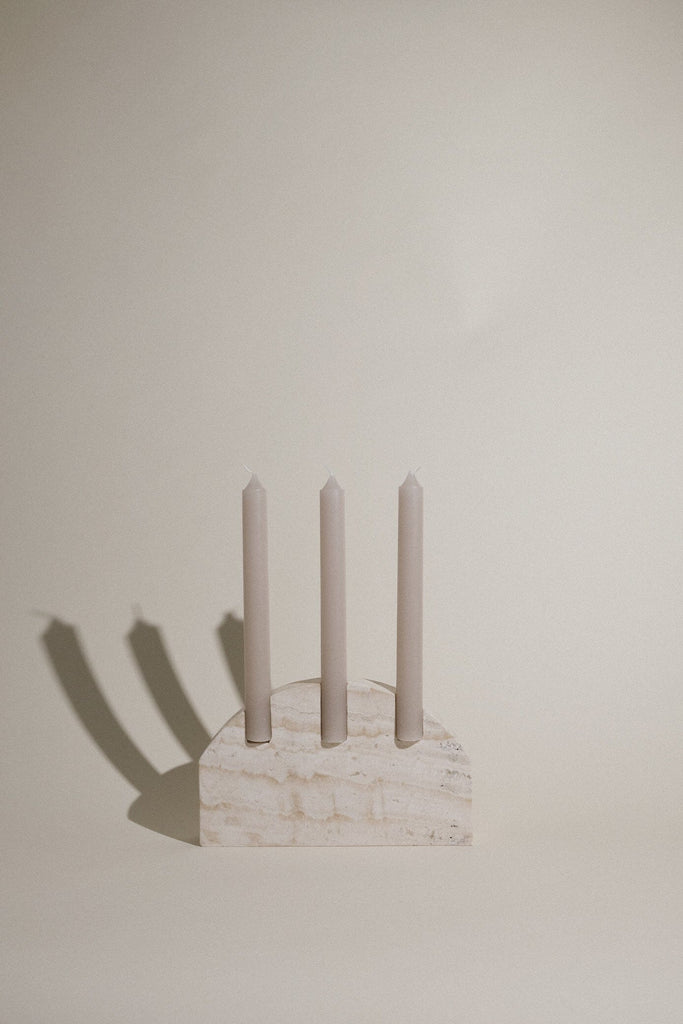 Arc Candle Holder Stone Candle Holder Twenty Third by Deanne 
