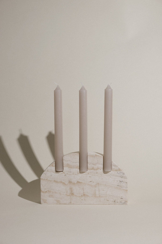 Arc Candle Holder Stone Candle Holder Twenty Third by Deanne 