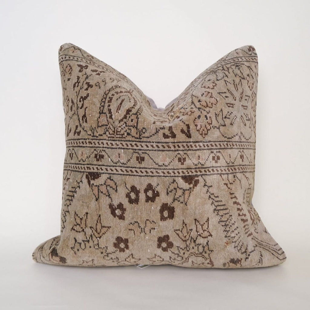 Ahmad Turkish Vintage Rug Pillow No.1 Turkish Pillow Twenty Third by Deanne 22 x 22 I 